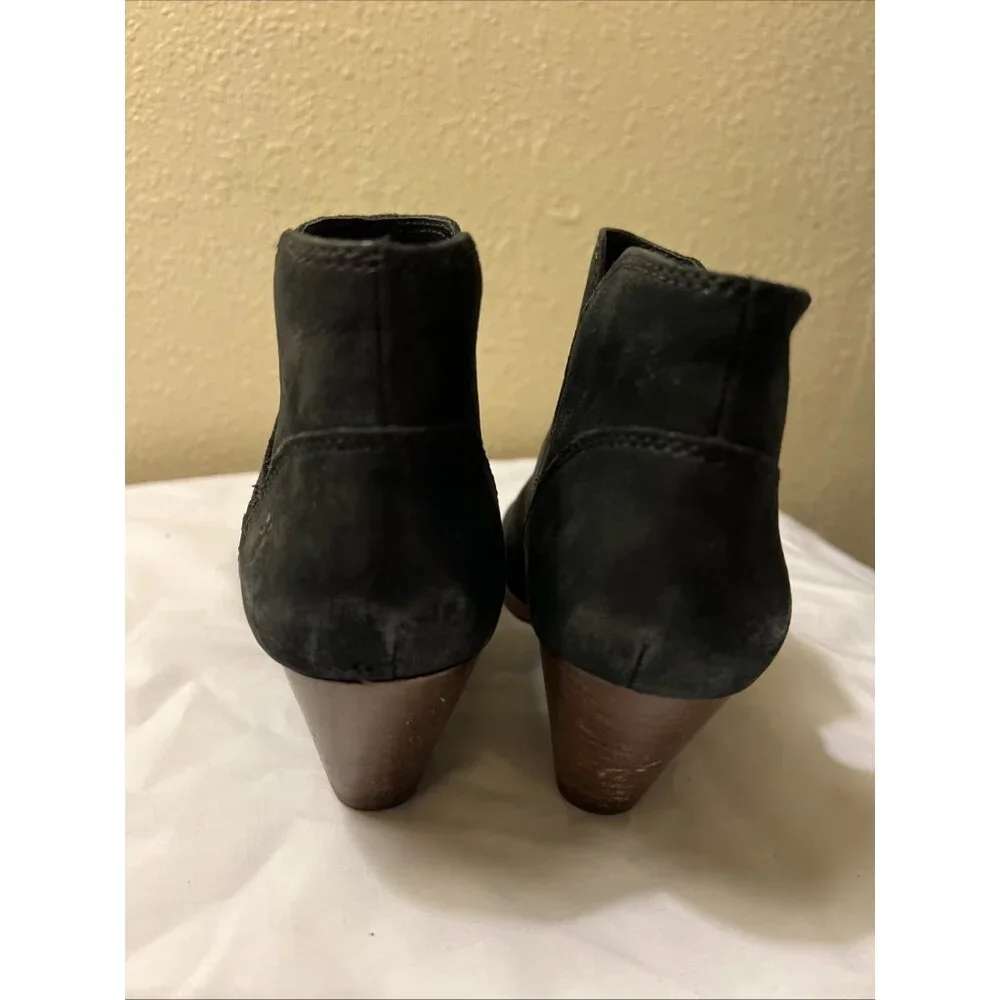 Womens Size 6 Frye Reina Black Boots Bootie EUC Pointed‎ Toe Western Cow Girl